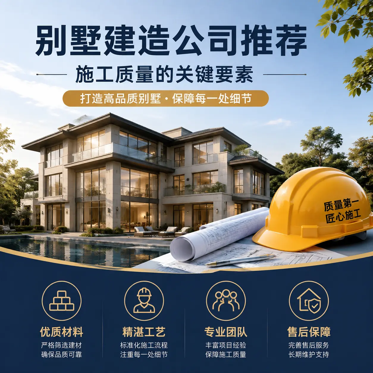别墅建造公司推荐： 道真 施工质量的关键要素