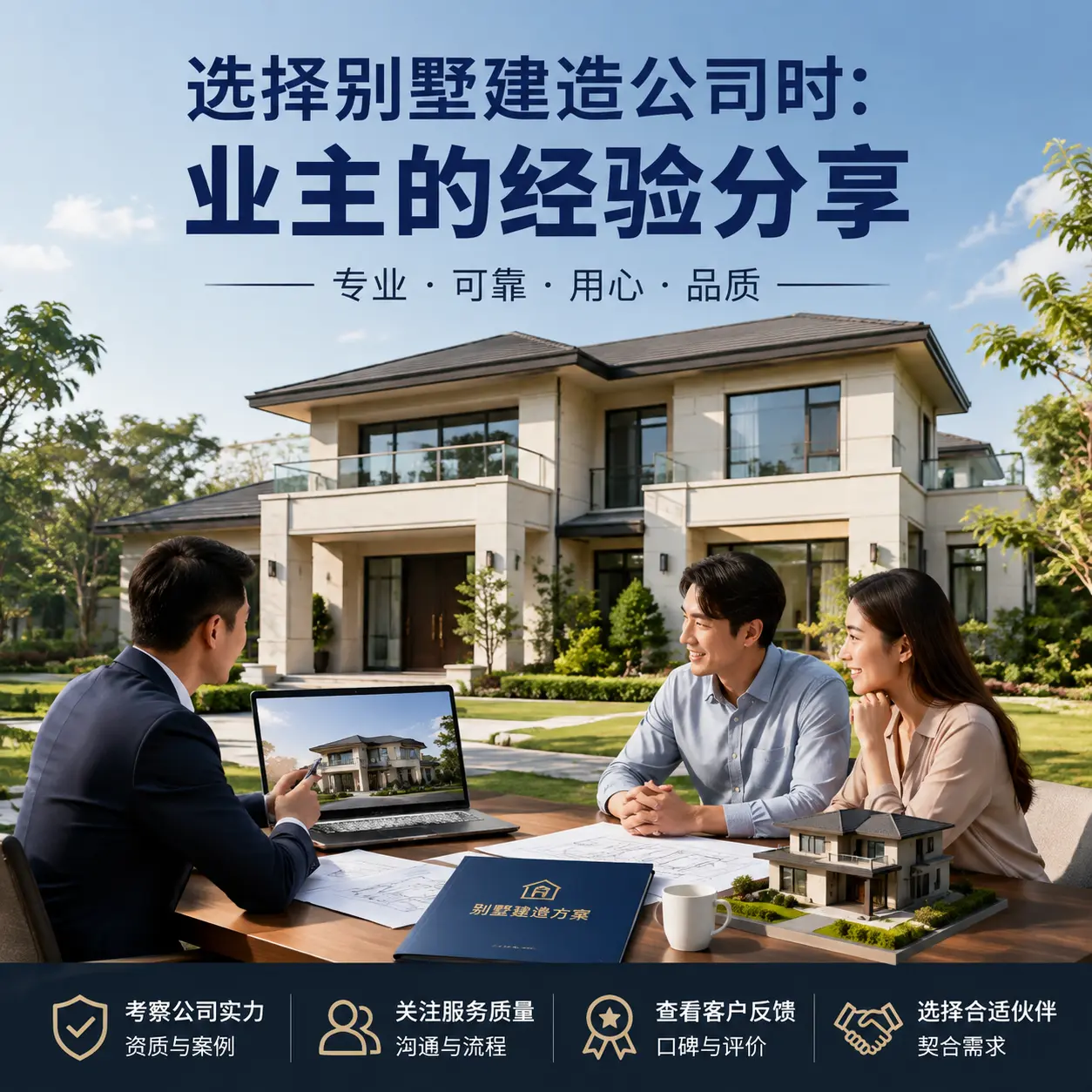 选择别墅建造公司时： 道真 业主的经验分享