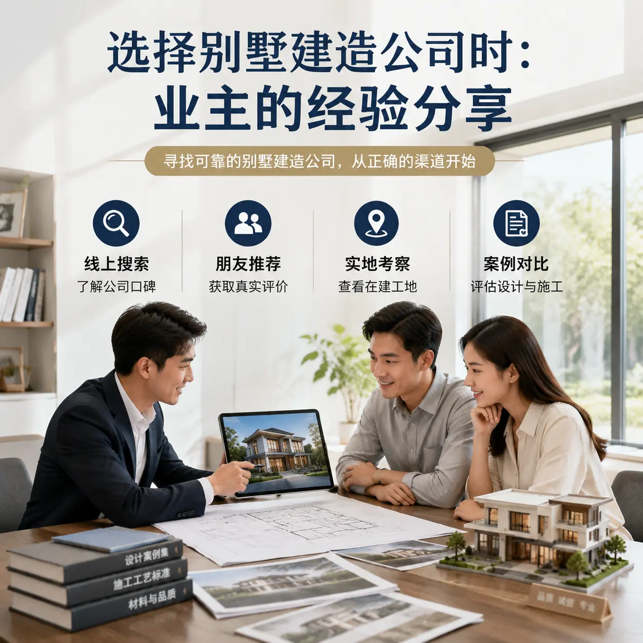 选择别墅建造公司时： 道真 业主的经验分享