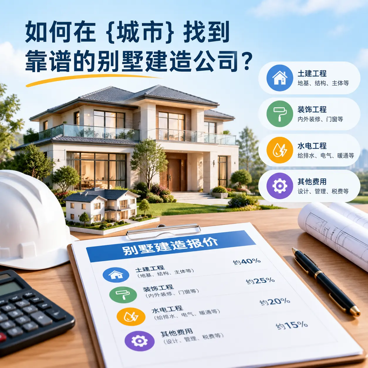 如何在 道真 找到靠谱的别墅建造公司?