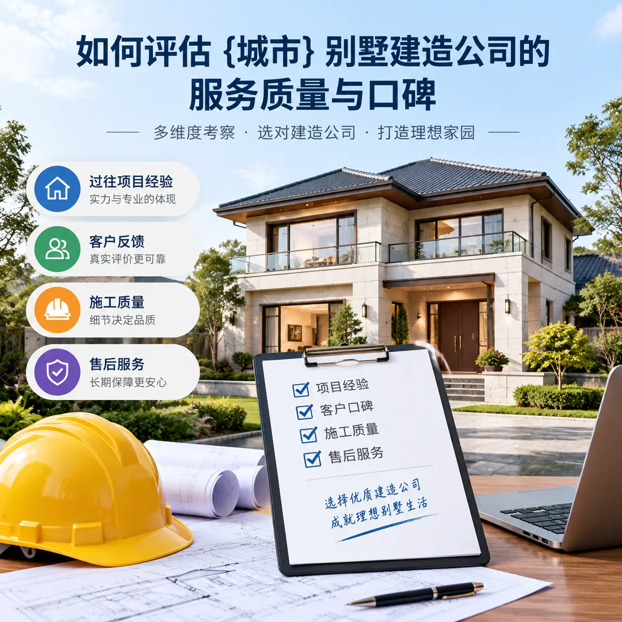 如何评估 道真 别墅建造公司的服务质量与口碑