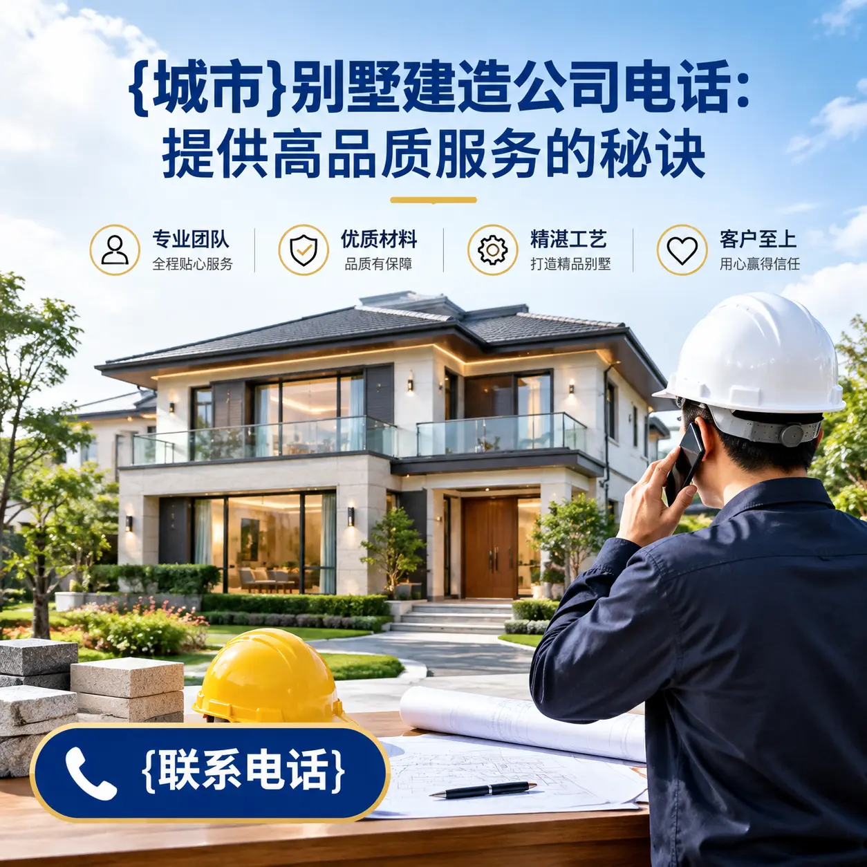 道真别墅建造公司电话：提供高品质服务的秘诀
