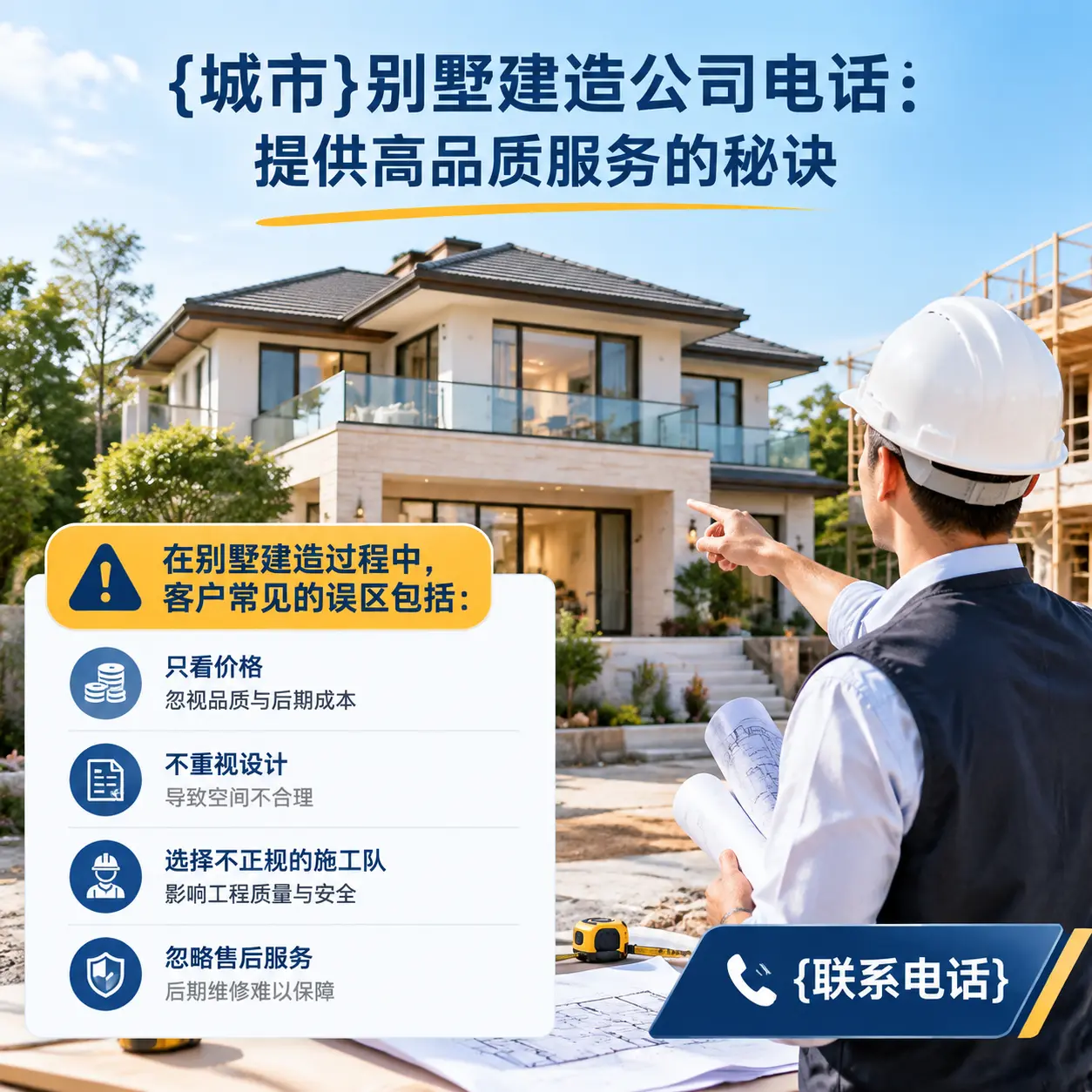 道真别墅建造公司电话：提供高品质服务的秘诀