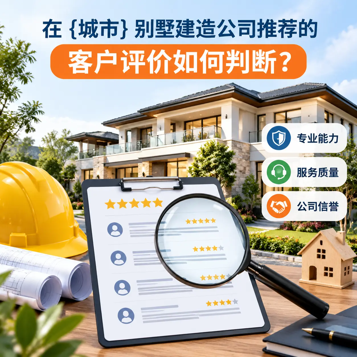 在 道真 别墅建造公司推荐的客户评价如何判断？