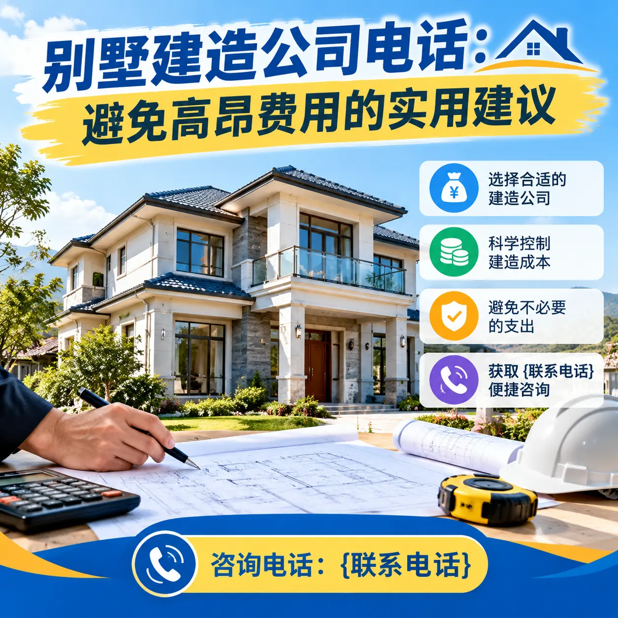 道真别墅建造公司电话：避免高昂费用的实用建议
