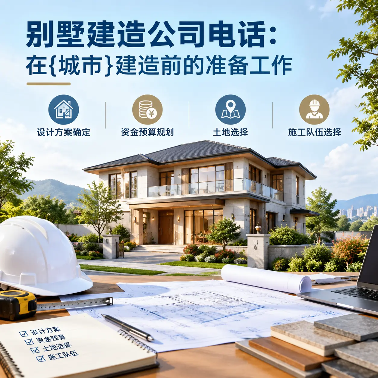 别墅建造公司电话：在道真建造前的准备工作