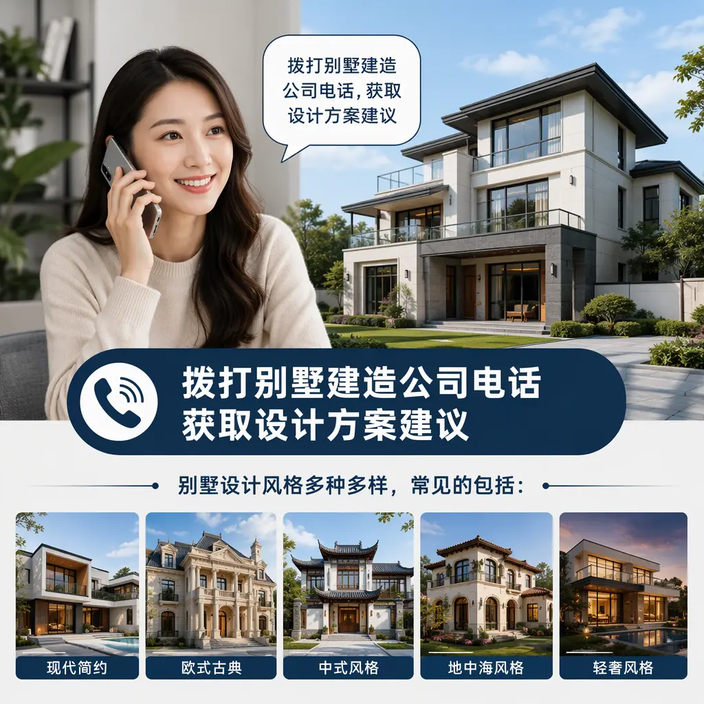 拨打道真别墅建造公司电话,获取设计方案建议