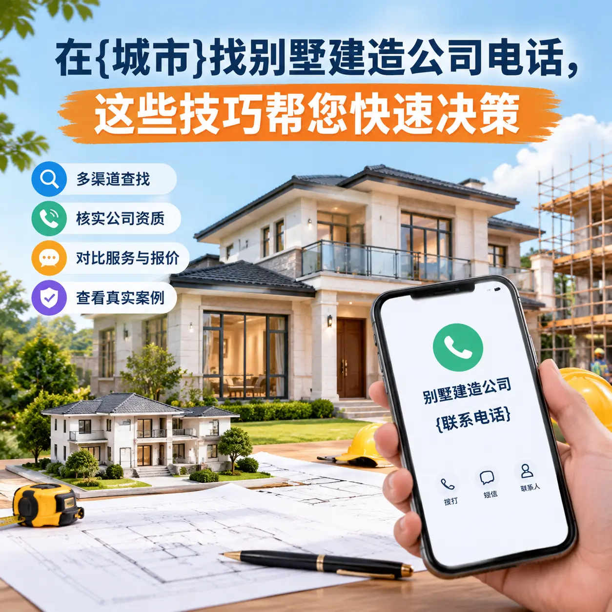 在道真找别墅建造公司电话,这些技巧帮您快速决策