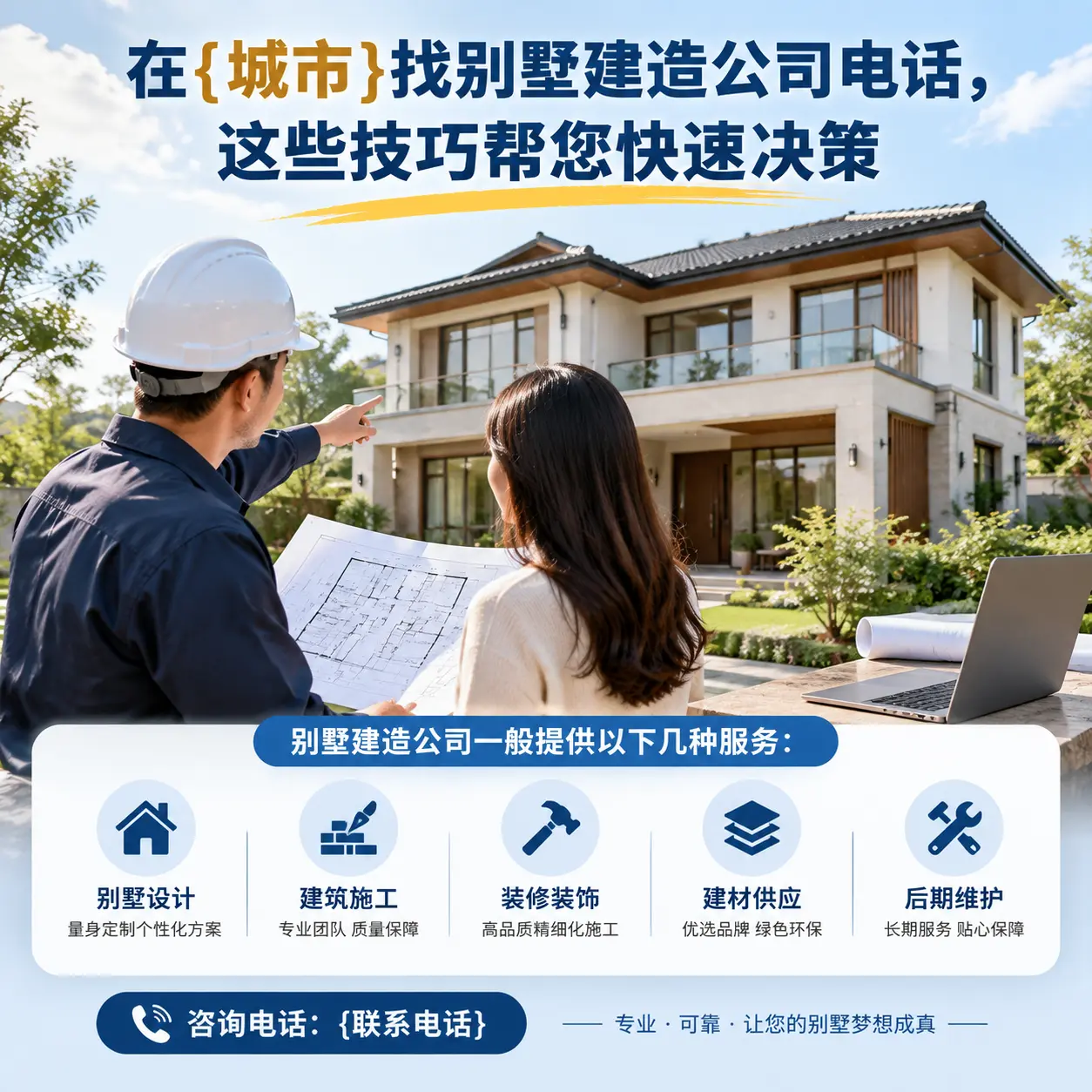 在道真找别墅建造公司电话,这些技巧帮您快速决策