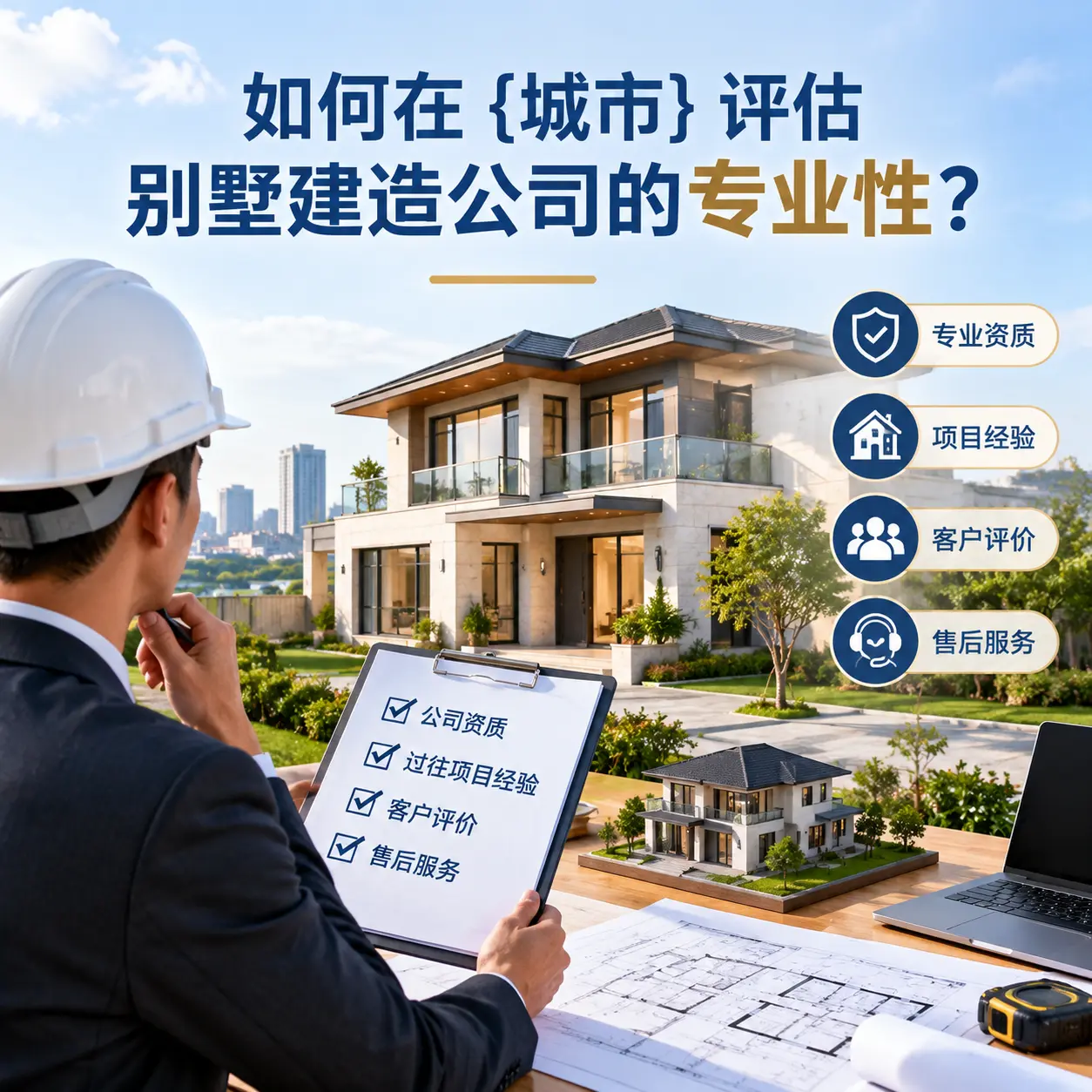如何在 道真 评估别墅建造公司的专业性?