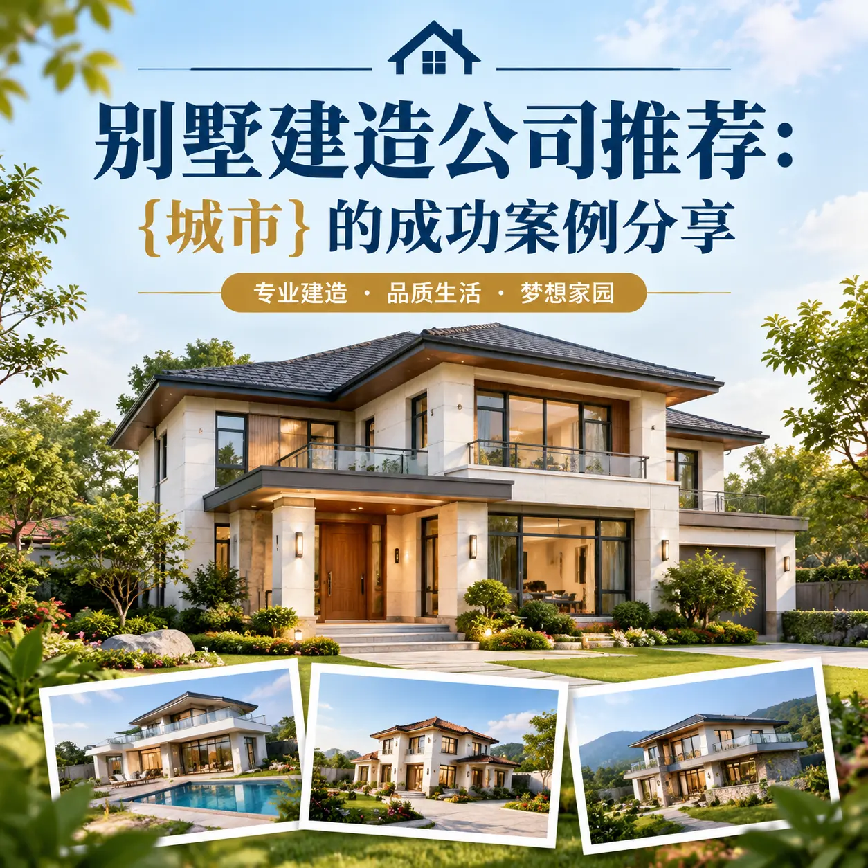 别墅建造公司推荐： 道真 的成功案例分享